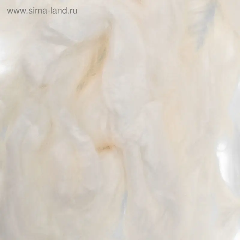 Шерсть для валяния 100% вискоза 50гр (0230, отбелка)