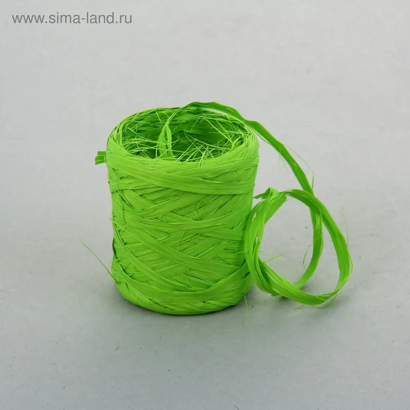 Рафия мятный 50м
