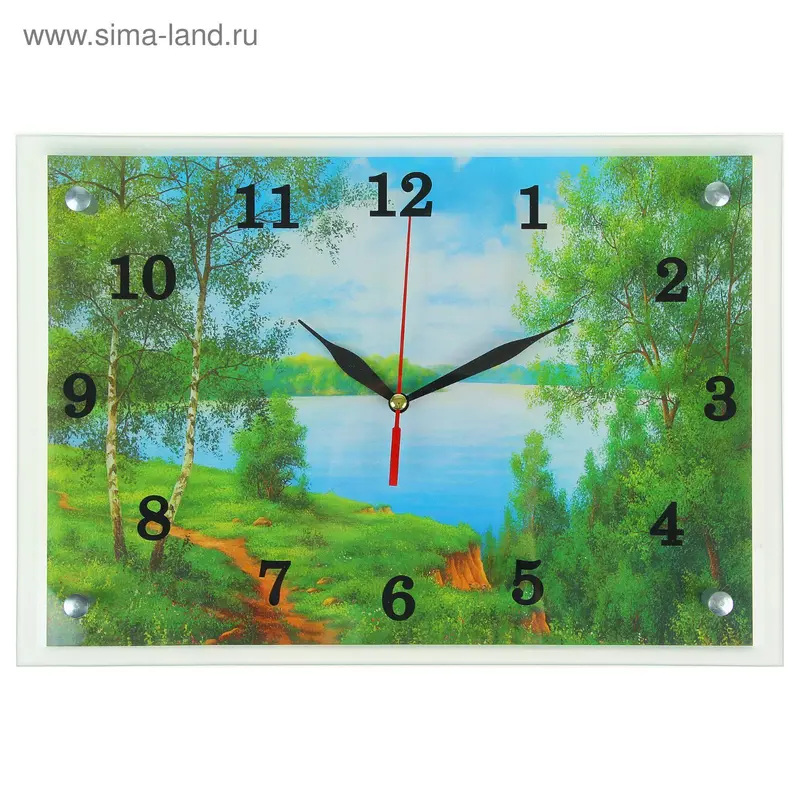 Часы настенные, серия: Природа, "Природа", 25х35 см, микс