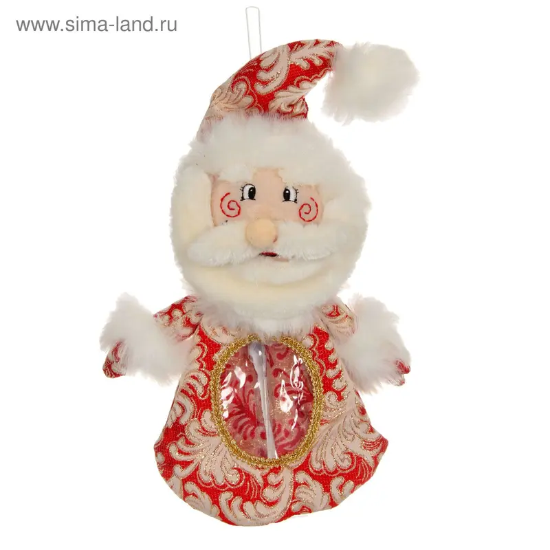 Подарочная упаковка "Дед Мороз", яркий камзол, 300 г