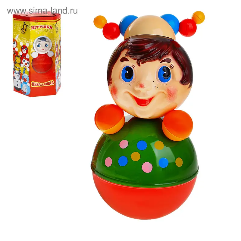 Неваляшка "Скоморох" в художественной упаковке