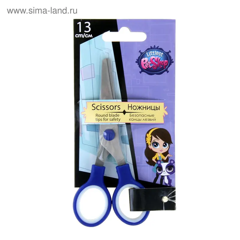 Ножницы 13см Littlest Pet Shop в чехле