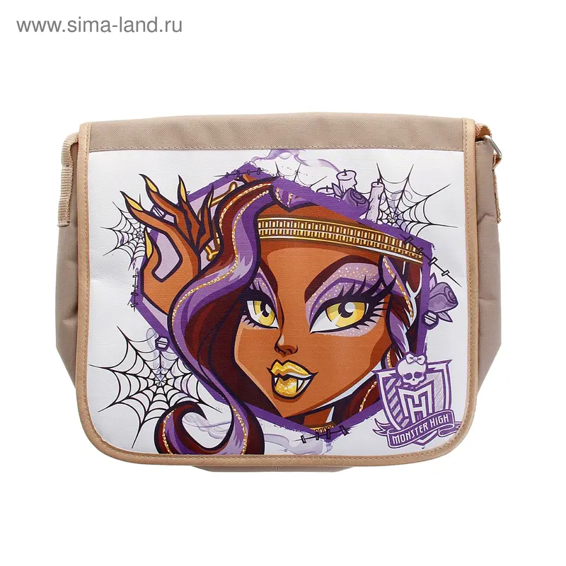 Сумка-планшет молодежная "Мonster high" 22*23*8 см, вес 0,42 кг