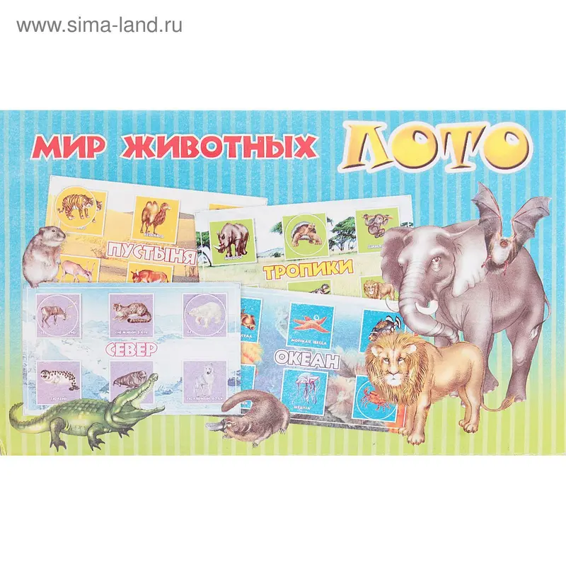 Лото "Мир животных"