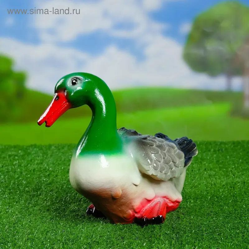 Садовая фигура "Утка" 29х15х22 см