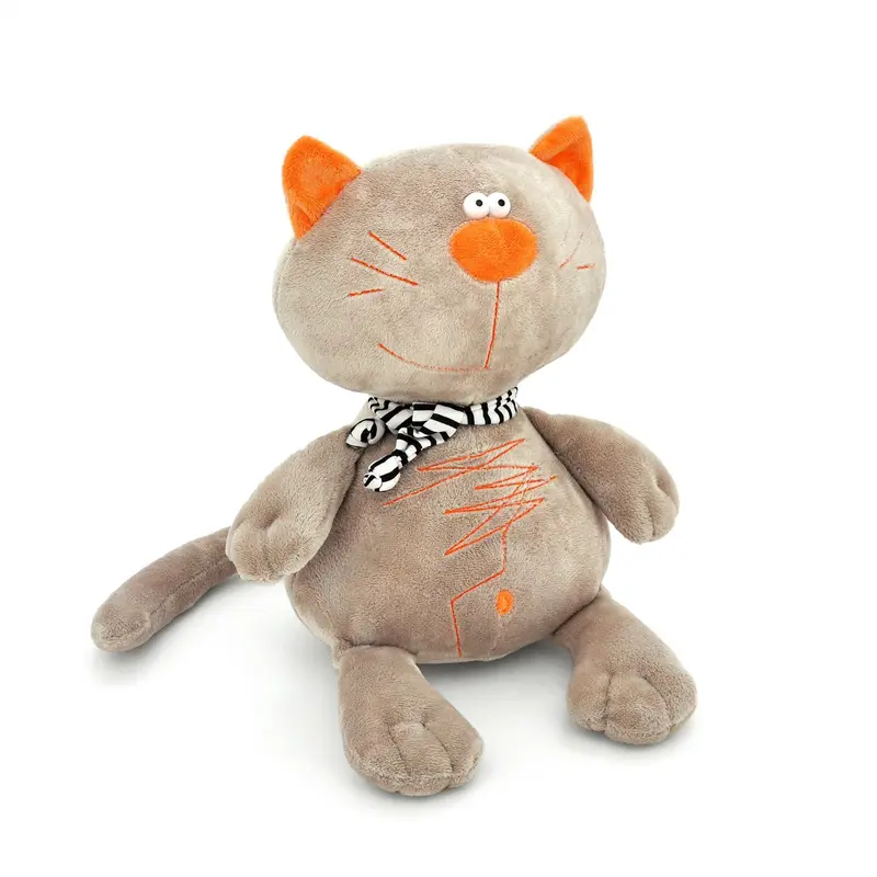Мягкая игрушка «Кот Батон», 20 см, цвет серый