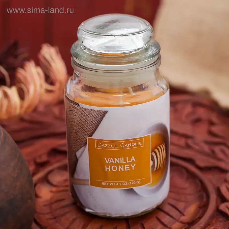Свеча в банке 11х5,5 см Vanilla honey 140 мл