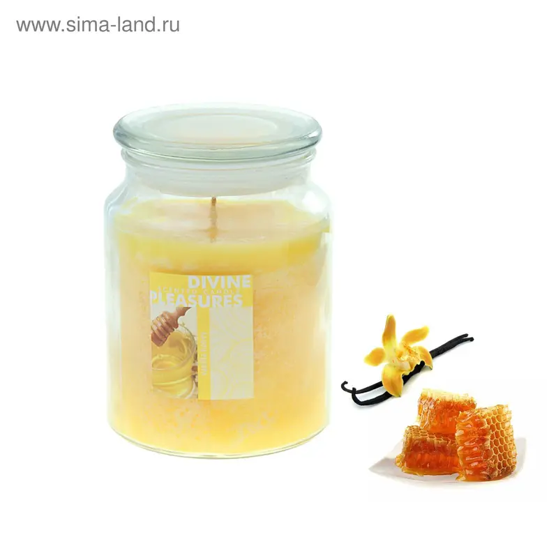Свеча в банке 14х9 см Vanilla honey 500 мл