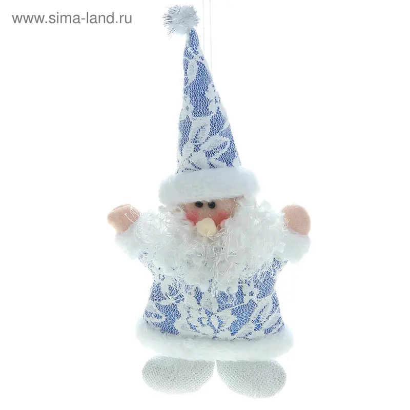 мягкая кружевная дед мороз 25*15 см