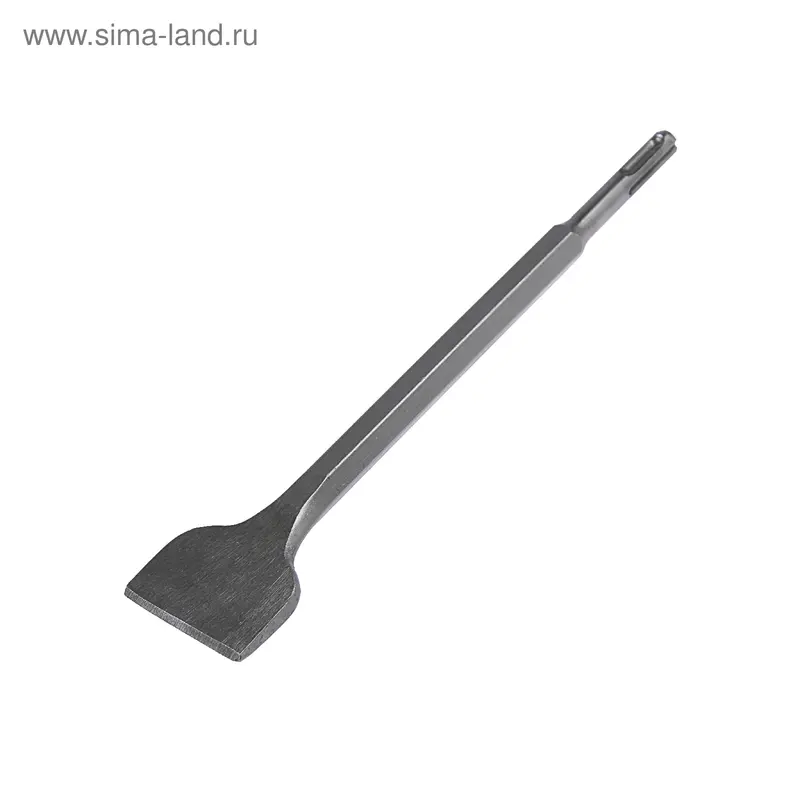 Зубило плоское широкое ТУНДРА, SDS-plus, 14 х 50 x 250 мм