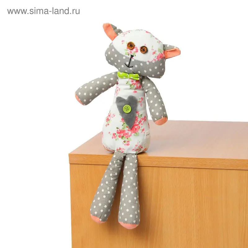Мягкая игрушка «Киса», с бантиком