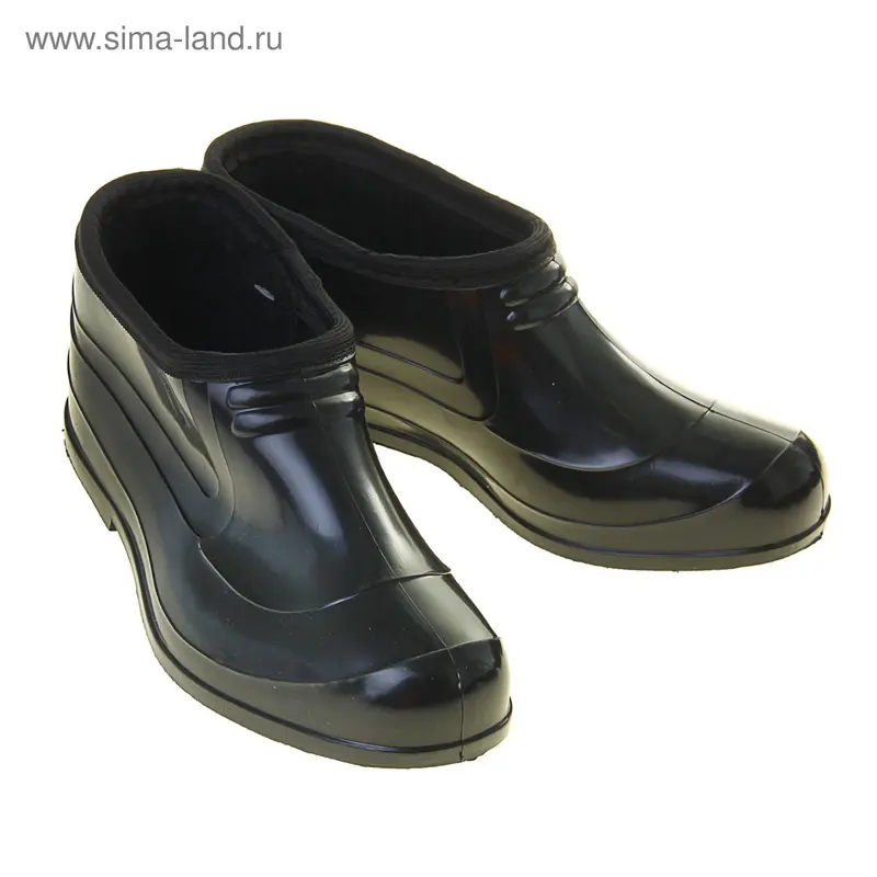 Галоши черные, утепленные, войлок, р. 44