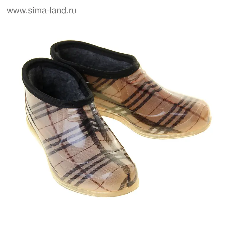 Галоши женские цветные микс, утепленные, р. 37
