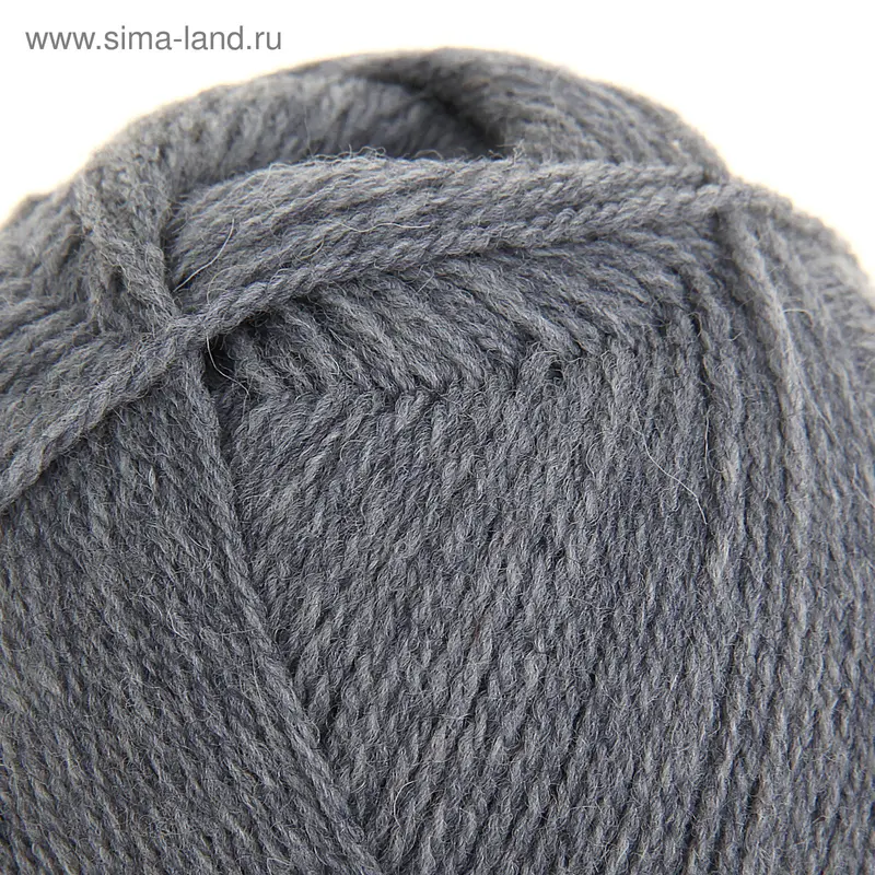 Пряжа OlgaWool (ОльгаЧШ) 95% шерсть, 5% акрил 392м/100гр (744 св.маренго)