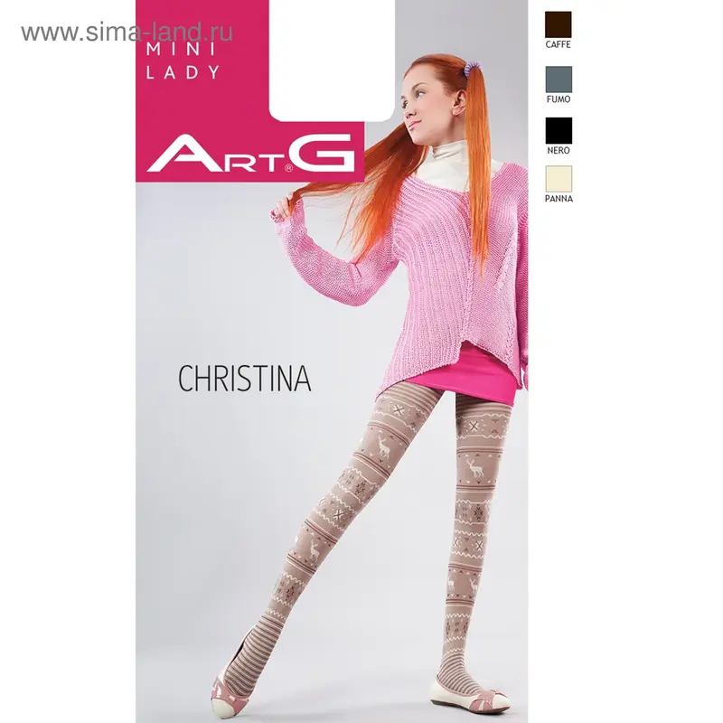 Колготки ARTG CHRISTINA 150 (2) (panna, р-т 152-158)
