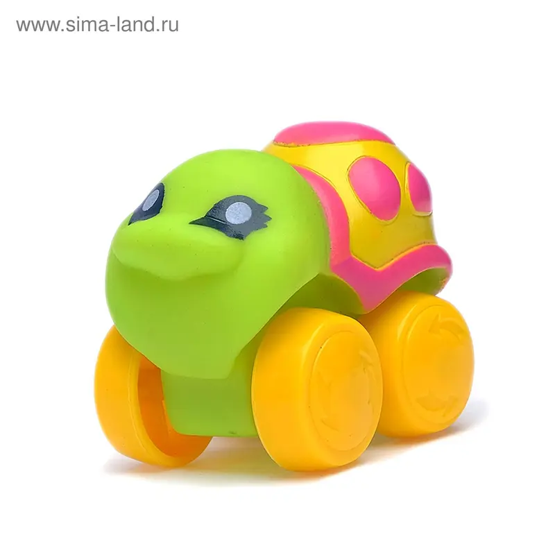 Машина резиновая "Жучок", цвета МИКС