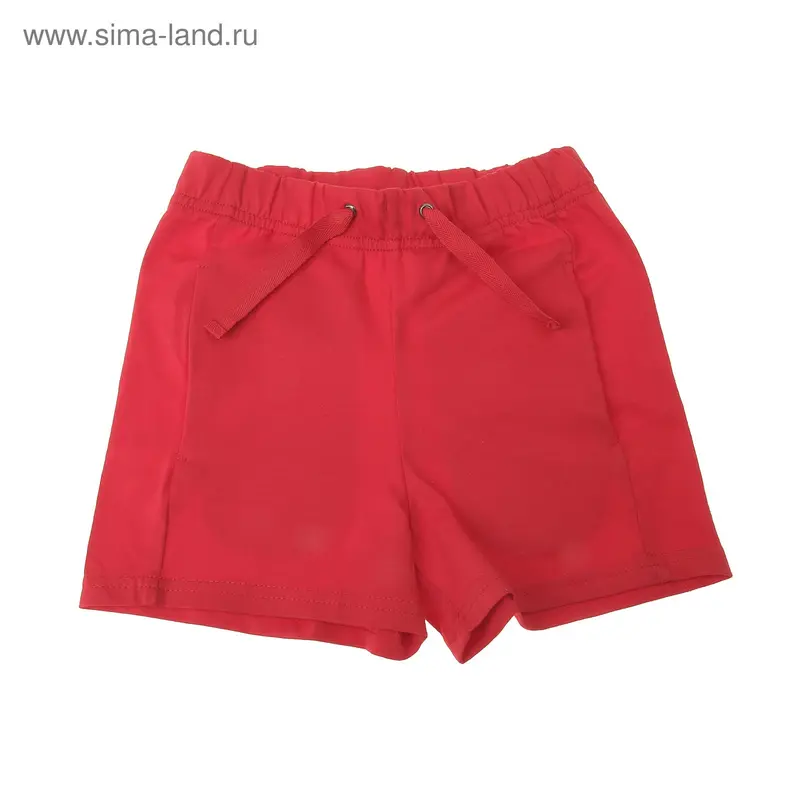 Детские шорты, размер 28, рост 98, цвет красный