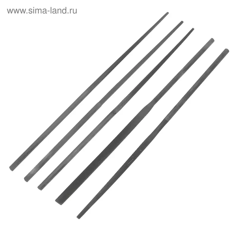 Набор надфилей №1, "Россия", 5 шт, 160 мм, без ручек