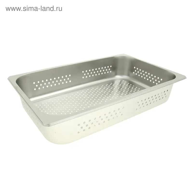 Гастроемкость перфорированная 1/1 100 мм, 53×32,5×10 см