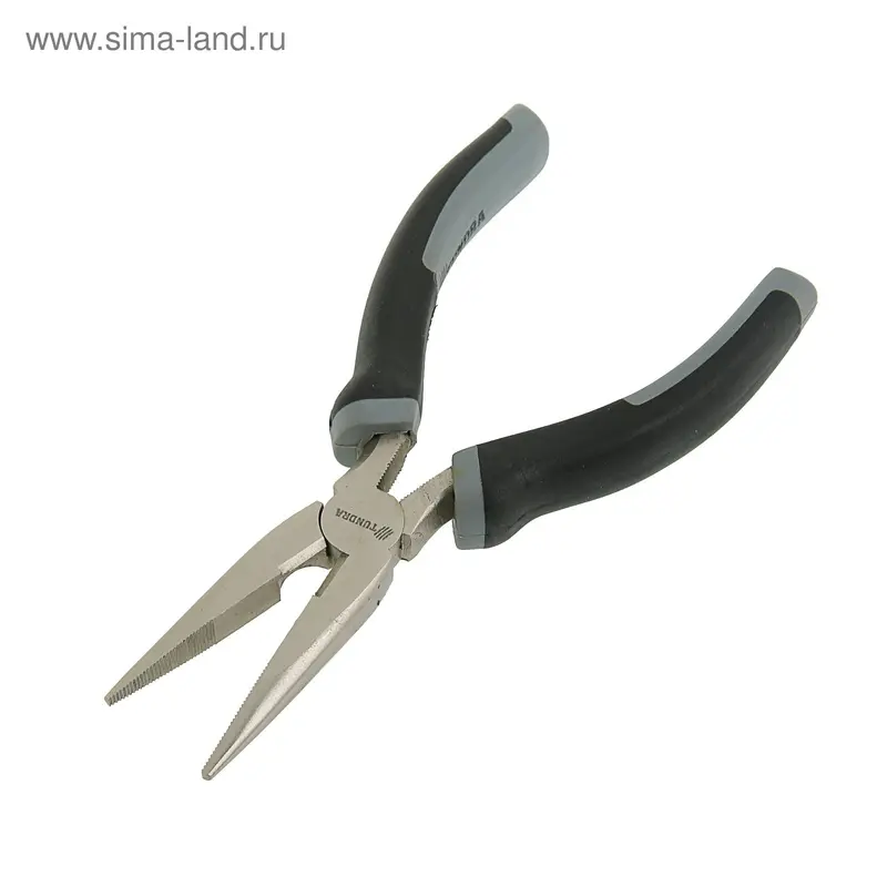 Длинногубцы ТУНДРА, никелированные, 160 мм