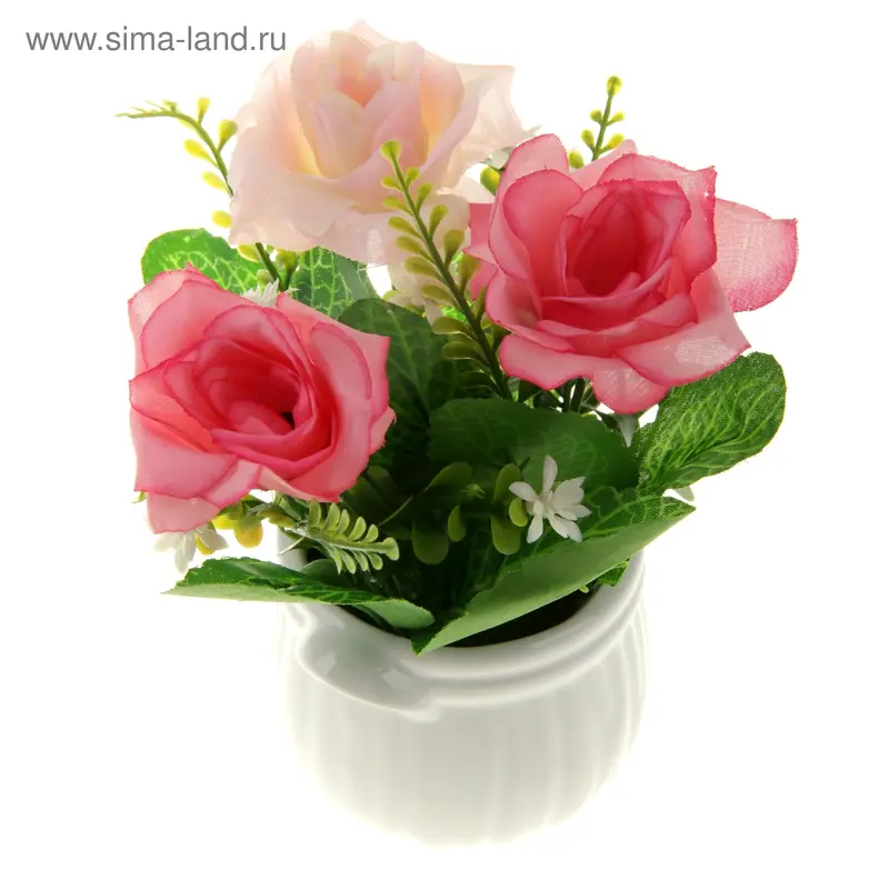 композиция розы 18*9 см