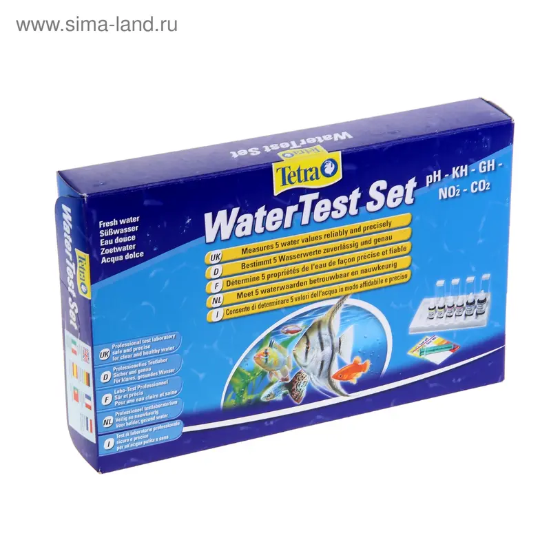 Набор тестов Tetra WaterTest GH/kH/NO2/pH/CO2