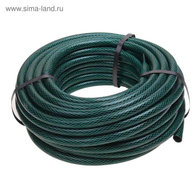 Шланг, ПВХ, d = 16 мм (5/8"), L = 25 м, 3-слойный, армированный, «Метеор»