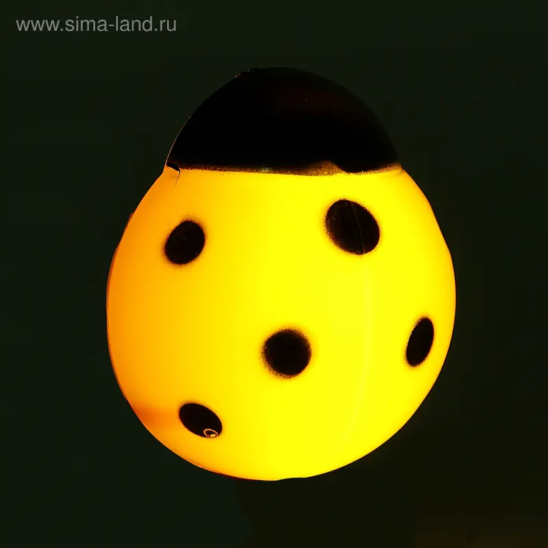 Ночник "Божья коровка желтая"