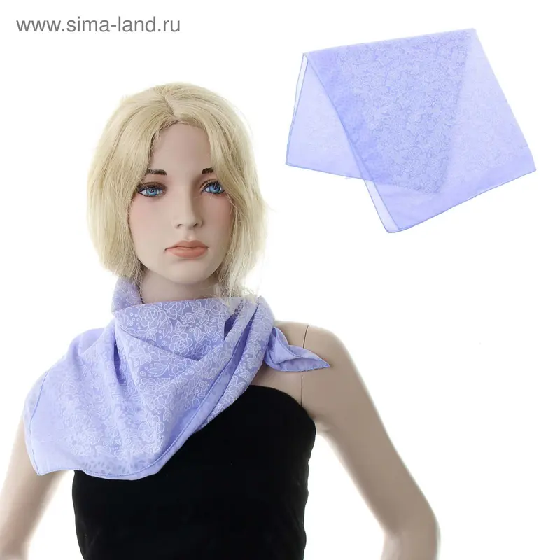 Платок Bona Ventura средний, мильфлер 70*70 см рис.6