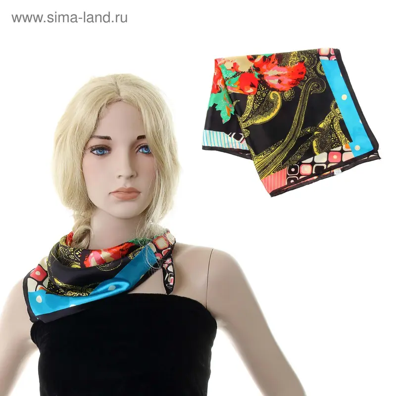 Платок Bona Ventura шейный 60*60 см рис.2_1