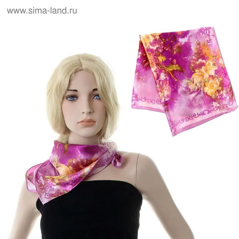 Платок Bona Ventura шейный 60*60 см рис.12_4