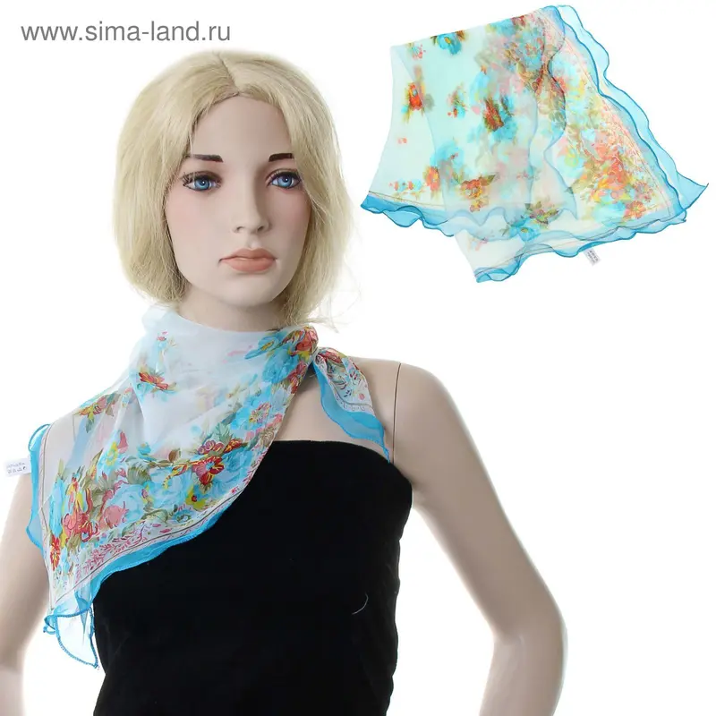 Платок Bona Ventura шейный волан 60*60 см рис.3_3