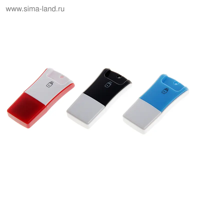 Картридер мини, для Micro-SD, маленький, "Hi-Tech", МИКС