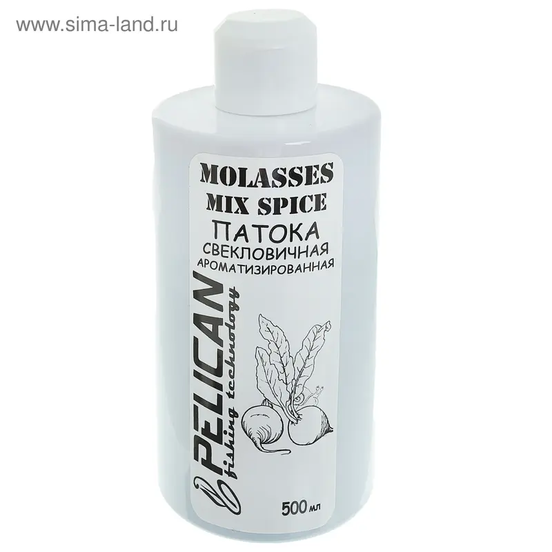 Добавка в прикормку "PELICAN" MOLASSES MIX SPICE (1 фл. - 500 мл.)