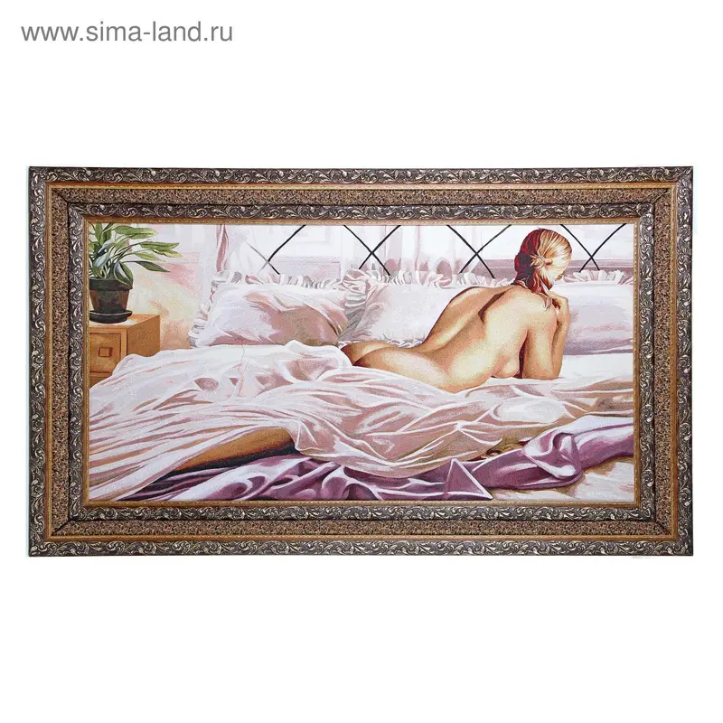 Гобелен Девушка, 60*120, двойная рама