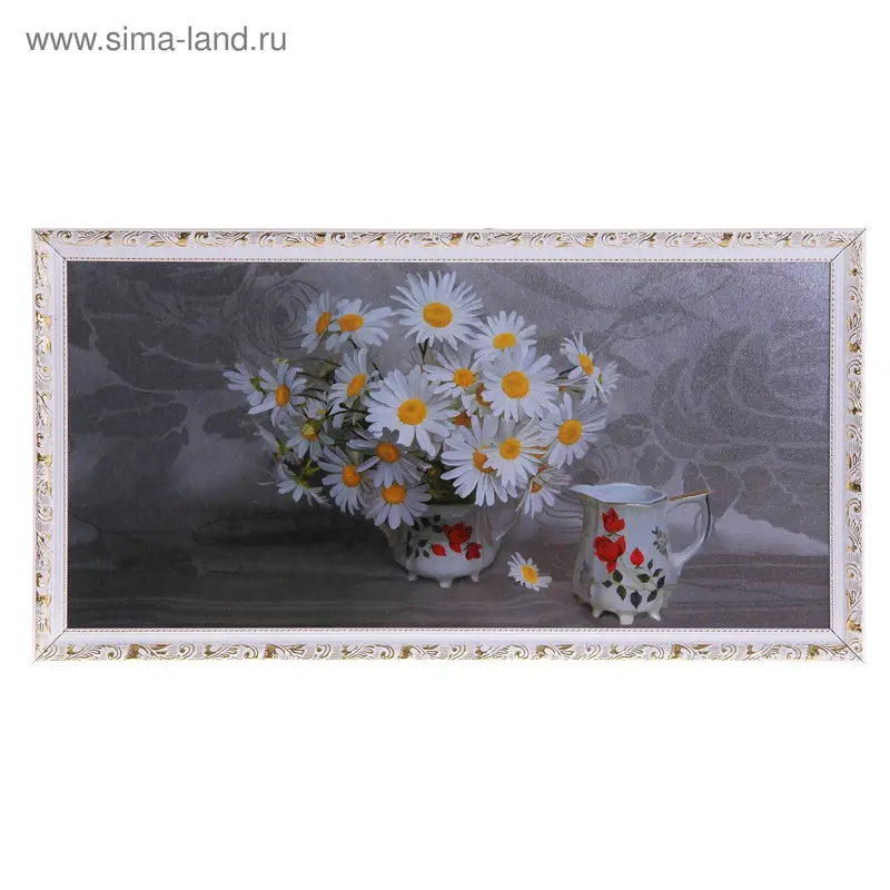 Картина Ромашки в вазе 577 33х70 см
