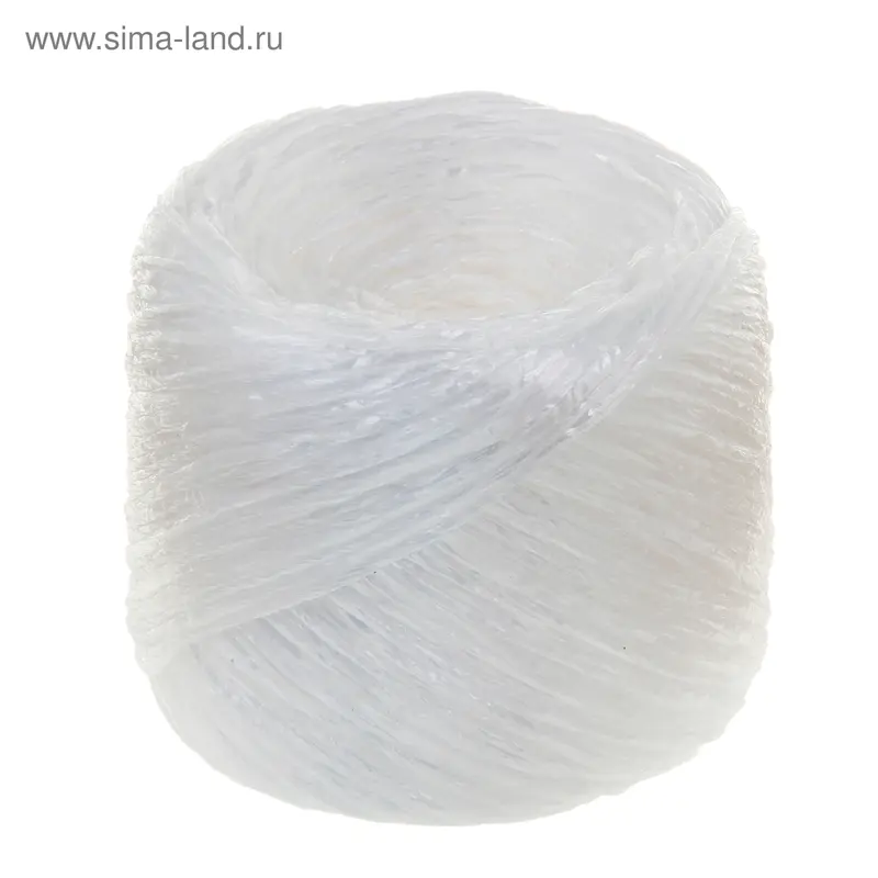 Шпагат ПП, d=1,6 мм, 330 м, цвет белый