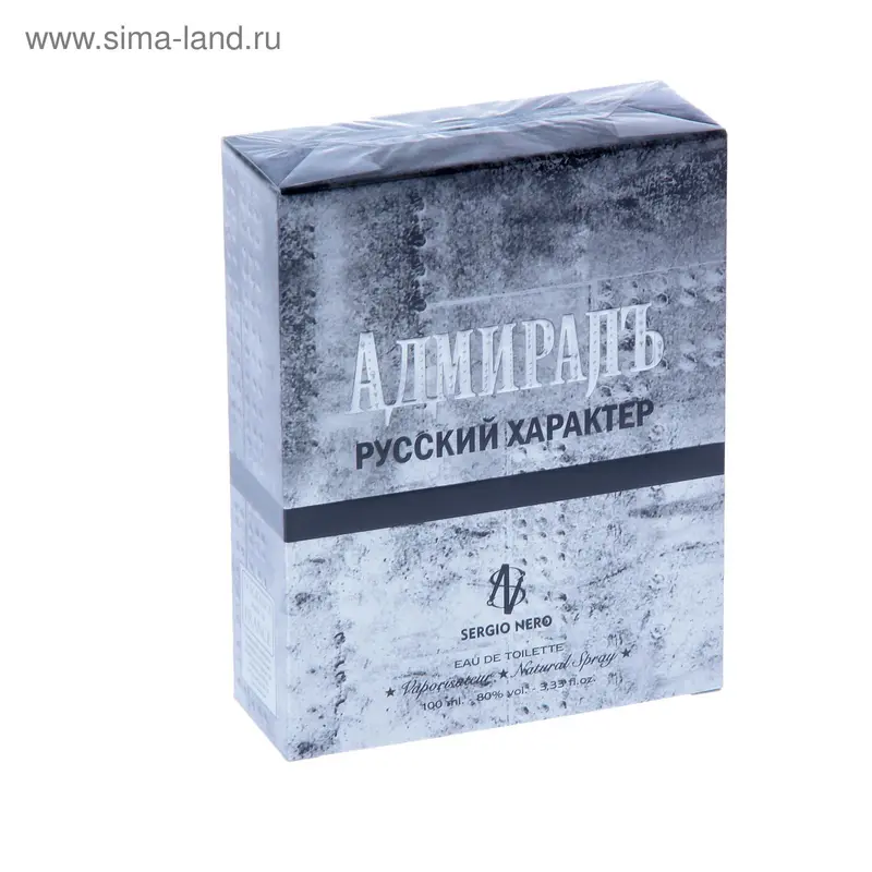 Туалетная вода мужская Адмиралъ Русский Характер,100 мл