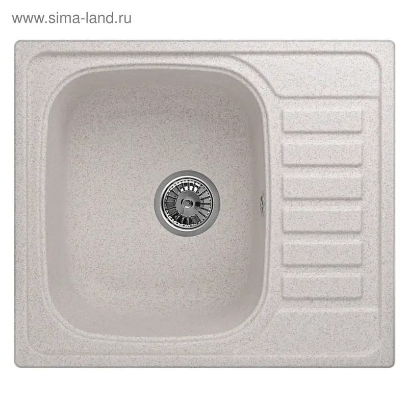 Мойка кухонная Granula 5801, 575х495 мм, цвет пирит