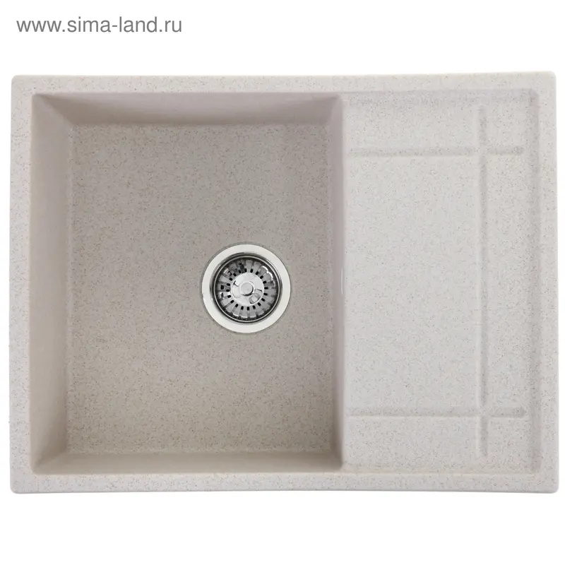 Мойка кухонная Granula 6501, 650х500 мм, оборачиваемая, цвет пирит