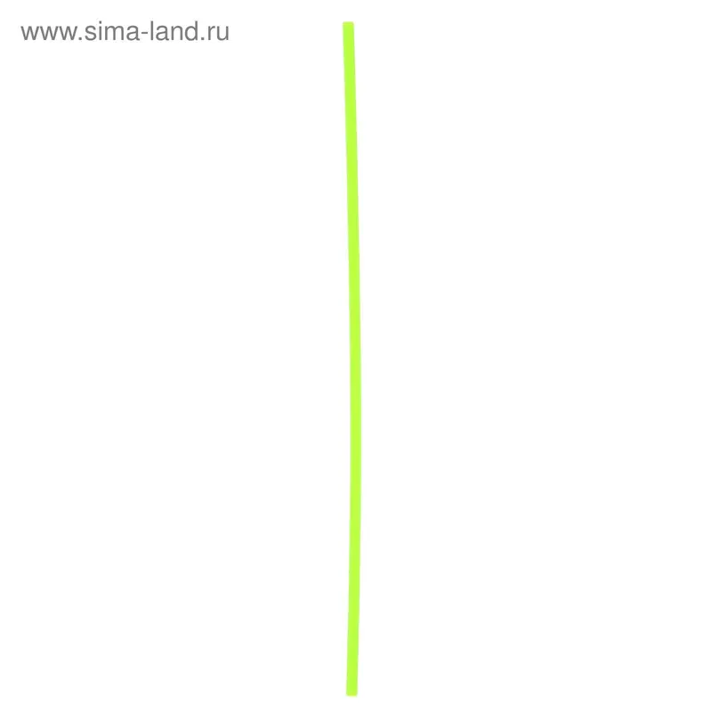 Трубочка для шаров, 32 см, d=5 мм, цвет зелёный