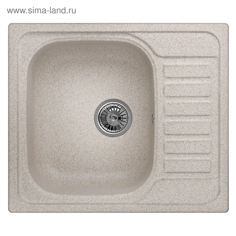 Мойка кухонная Granula 5801, 575х495 мм, цвет классик