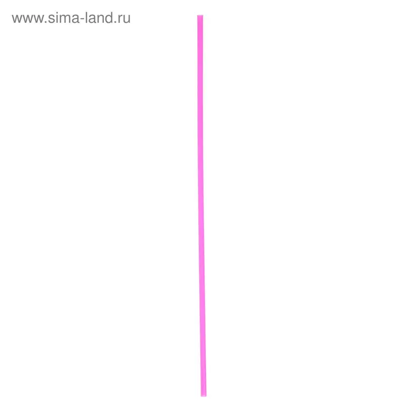 Трубочка для шаров, 32 см, d=5 мм, цвет розовый