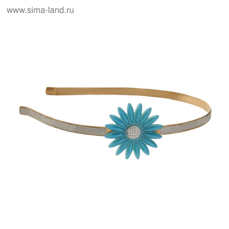 Ободок для волос мерцание 0,6 см многолистник