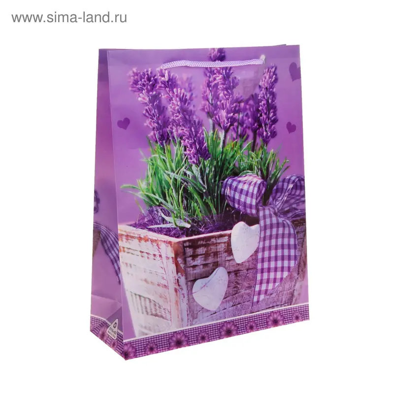 Пакет пластиковый "С любовью"