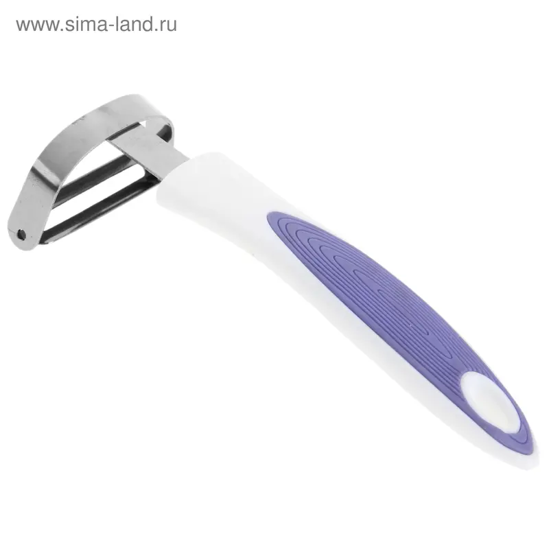 Овощечистка Доляна Style, 16 см, ручка Soft touch, цвет МИКС