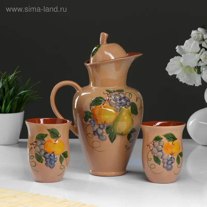 Набор для сока 3 предмета МИКС (2л, 0,2л)