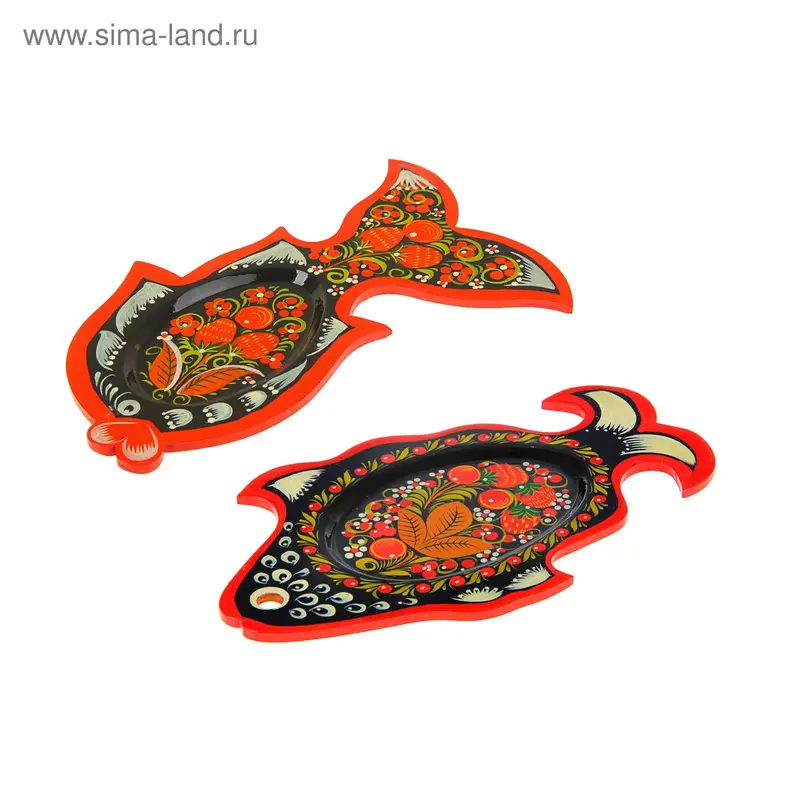 Селёдочница «Рыбка», хохлома, микс