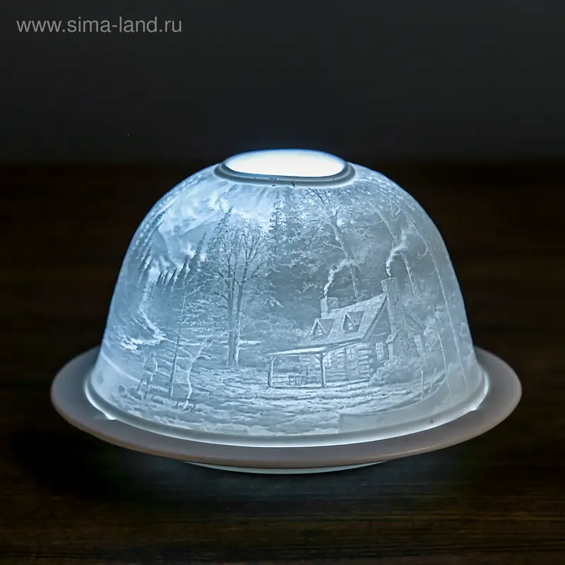 Ночник керамический "Сторожка" 13х8,5 см