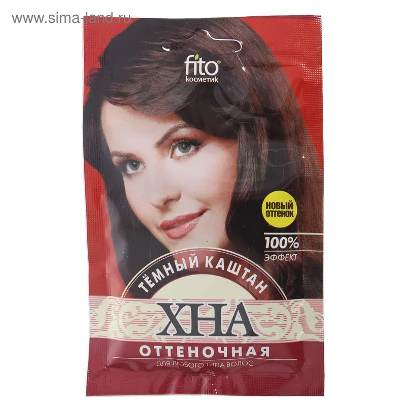 Хна оттеночная "Темный каштан" 25г